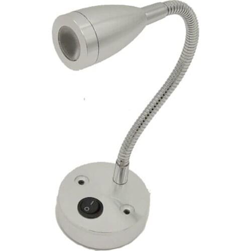 12V 24V 3W CARAVAN LED GOOSENECK LIGHT