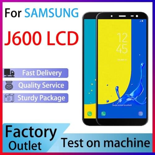 5.6'' Super AMOLED Display For Samsung Galaxy J6 2018 J600F J600 LCD Touch Screen Digitizer Assembly Replacement Parts