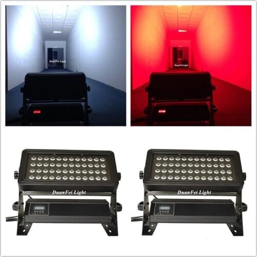 12pcs/lot 48x10w rgbw 4in1 led wall wash light dmx rgbw ip65 led city color lighting outdoor used