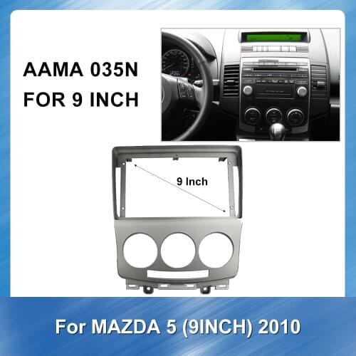 Car Audio Frame Car Radio Fascia GPS navigation fascia panel is suitable For Mazda 5 2010 panel dash Installation Mount