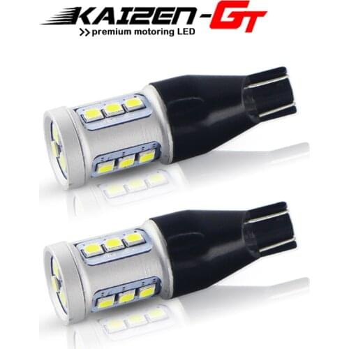 Error Free W16W T15 12-SMD LED DRL Car Backup Reverse Bulbs Auto Turn Signal Lights Brake Tail Lamps White Amber Red 12V Canbus