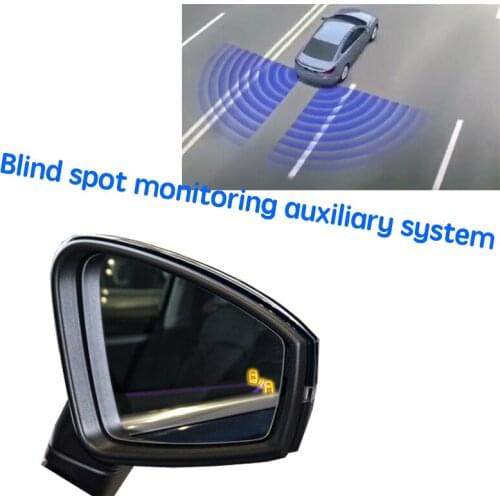 Car BSD BSM BSA Blind Area Spot Warning Drive Mirror Rear Radar Detection System For Volkswagen VW Touareg CR 2019 2020