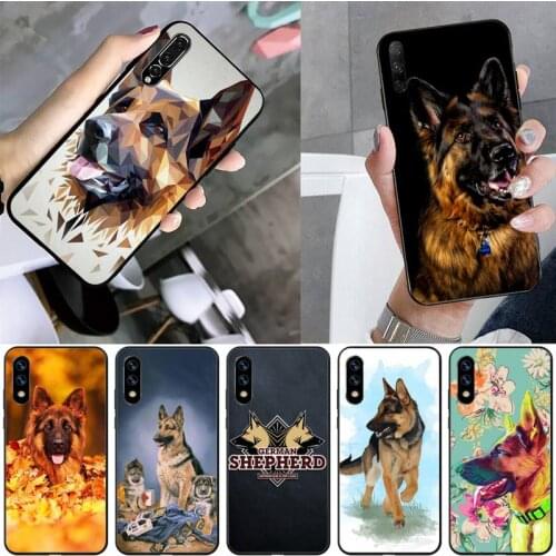 German Shepherd Dog Phone Case For Huawei G7 G8 P7 P8 P9 P10 P20 P30 Lite Mini Pro P Smart Plus Cove Fundas