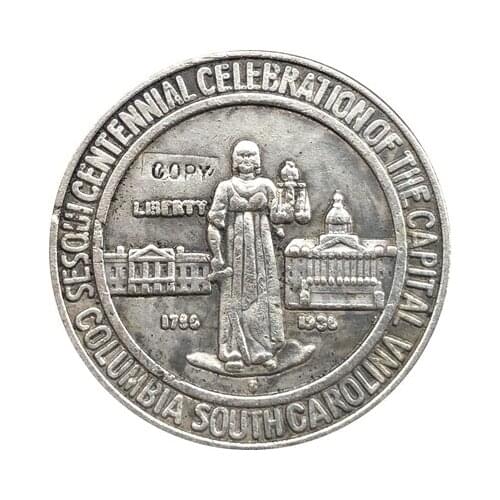 USA Dollar Columbia Sesquicentennial 1936 COIN COPY 30.6mm
