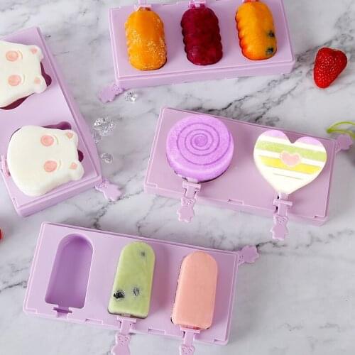 Homemade Ice Cream Mold Ice Cream Popsicle Popsicle Sorbet Mold Household ice tray ice cube mold