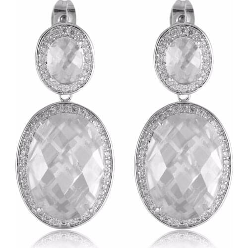 GrayBirds Classic Geometric Ellipse Earrings For Women High Quality Lead And Nickel Free Wedding Gifts For Girls MLE059