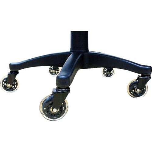 1PC Office Chair Caster Wheels 2.5 Inch Swivel Rubber Caster Wheels Replacement Soft Safe Rollers Furniture Hardware