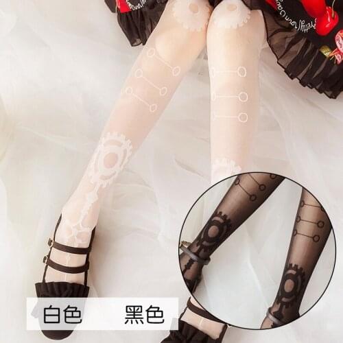 Women Kawaii Lolita Stockings Thin Lolita Over Knee Socks Spring Summer Girls Student Sweet Thigh Socks College style Cosplay