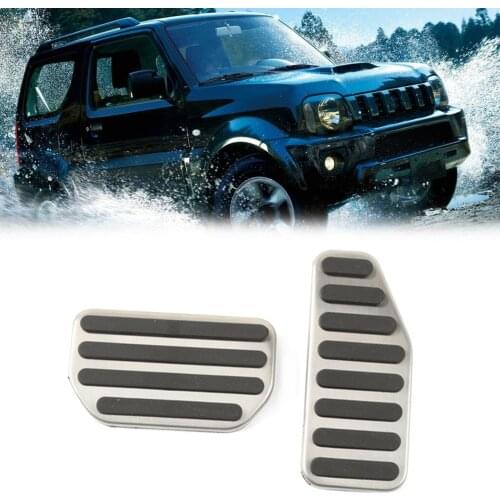 Areyourshop Car Gas Brake Pedal Pad Kit For Suzuki Jimny 2010 2011 2012 2013 2014 2015 Car Accessories Parts