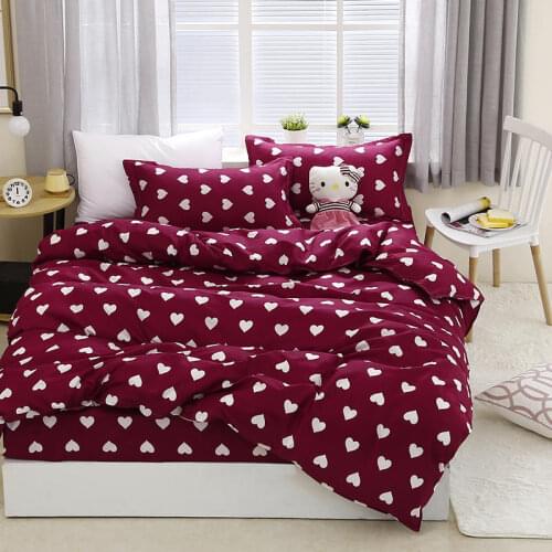 Stripe bed set Summer duvet cover bedding set bedclothes girl bed linen set blue pink bedclothes home textile flat sheet57