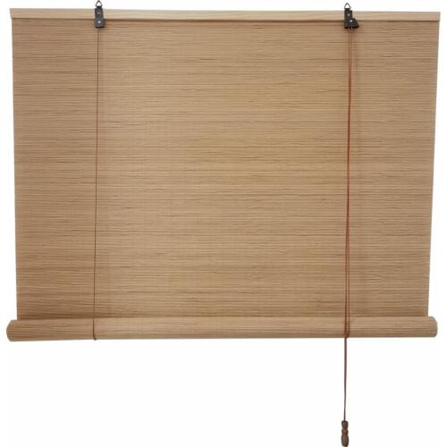 Easy Install Bamboo Roller Curtain Blinds Blackout Shades for Windows Daylight Customized Home Hotel Decor Nature Bamboo Curtain