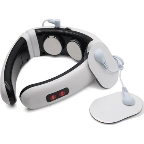 Hot Neck Massager & Pulse Back 6 Modes Power Control Far Infrared Heating Pain Relief Tool Health Care Relaxation Machine