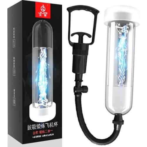 Penis Enlargement Pump Sex Toys for Men Penile Extender Bigger Growth Dildo Enhancer Vacuum Pumps