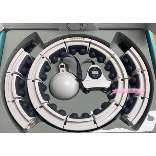 Non-slip Fit Waist Hoop Ring Yoga Gym Thin Waist Abdomen Exercise Fat Burning Weight Losing Magnetic Belly Massage Slimming Hoop