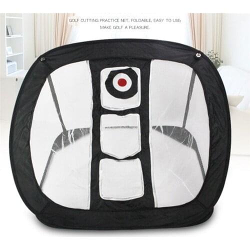 Nylon Golf Practice Net Golf Indoor Outdoor Chipping Pitching Cages Portable Golf Practice Training Aids Mats