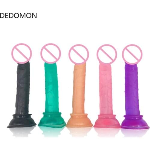 Realistic Dildo Sex Toys for Adult No Vibrator Butt Plug Strap On Penis Suction Cup Silicone G Spot Sex Toys For Women Sex Shop
