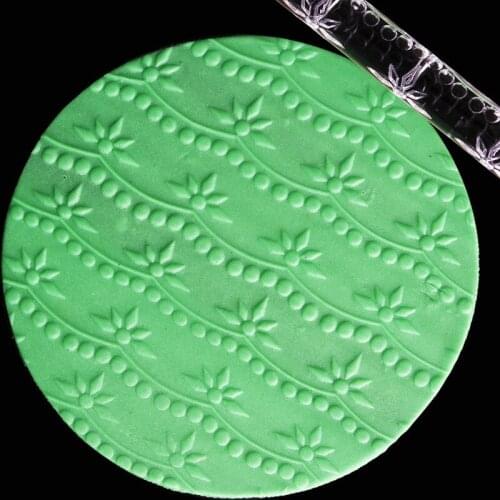Flowers Essential Cake Decorating Rolling Pin Polymer Clay Tools Acrylic Roller Gift