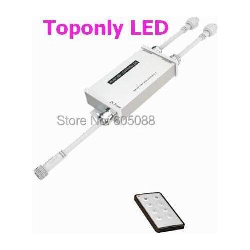 IP65 waterproof wireless rgb led controller+RF remote control,DC12/24V,ideal for all kinds of normal rgb led luminaries