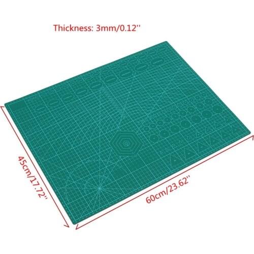 ZAYEX Double-Sided PVC A2 Cutting Mat 18"x24" Multipurpose Self Healing