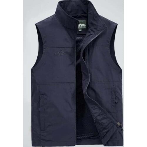 Sleeveless Vest Men Coat Spring Summer Waistcoat Multi-Pockets Gilet Homme Jacket Techwear Outdoor Fishing Casual Travel Clothes