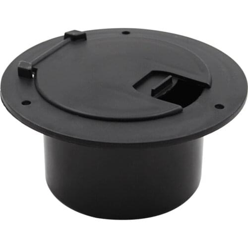 1pcs Power Cord Cable Hatch Camper Round RV Trailer Electric Polar Black