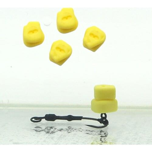 12PCS Carp Fishing Accessories Micro Bait Stopper Boillies Bait Stop Bead Carp Bait Holder for Hair Rig Tackle Equipment