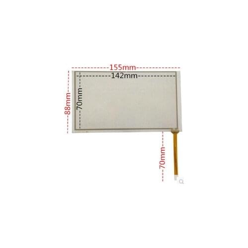 155*88 6.2 inch GPS vehicle-mounted navigation resistive handwritten touch screen