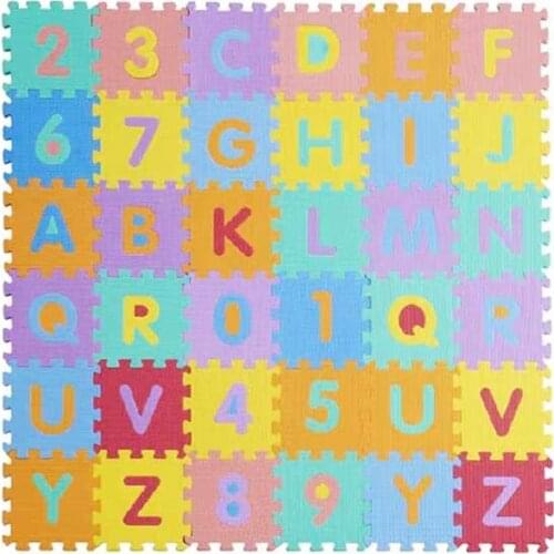 36pcs/set Kids PuzzleMat English Alphabet Foam Mat Baby Educational Carpet Developmental Mat Puzzles for Children Baby Gym