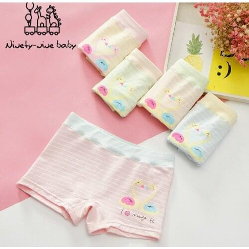 5pcs/lot Children Panties for Girls Childs Underpants Baby Short Briefs Lovely Cartoon Panties Childs Underwear Baby Clothes