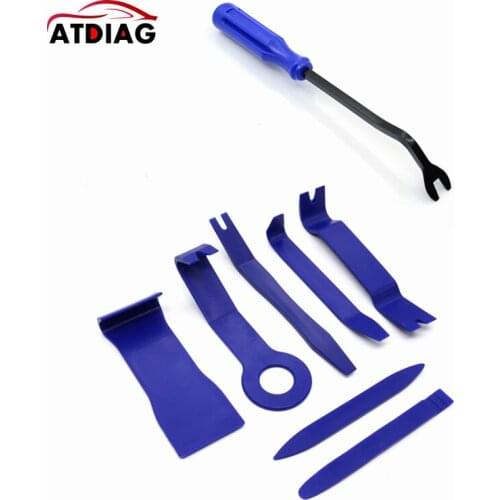 7pcs/set Auto Vehicle Interior Dash Radio Audio Car Door Clip Panel Trim Remove Install Open Kit Hand DIY Fix Repair Tool