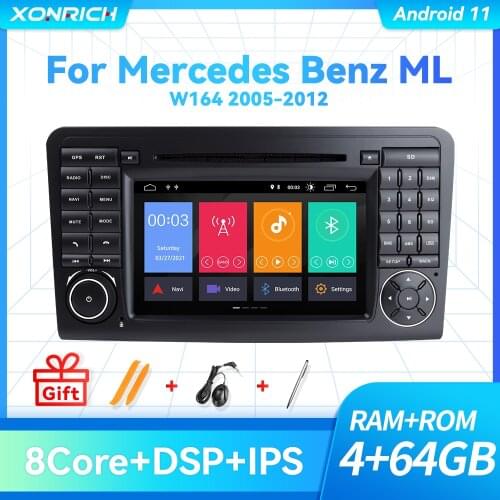 IPS 4GB2 Din Android 10 Car Radio For Mercedes ML W164 X164 ML350 ML300 GL500 ML320 ML280 GL350 autoradio Audio StereoNavigation