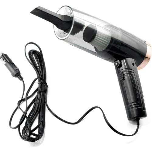 Vehicle Vacuum Cleaner 120W Strong Suction Dry Wet dual Purpose With High Power Fragrance and Lamp For Auto Car