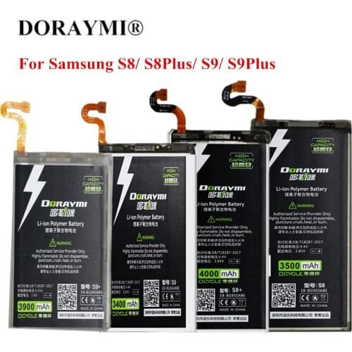 DORAYMI EB-BG955ABA Battery for Samsung GALAXY S8 S9 Plus S8+ S9+ G9600 G960F G9650 G965F G9550 G955 G9508 G9500 Phone Bateria