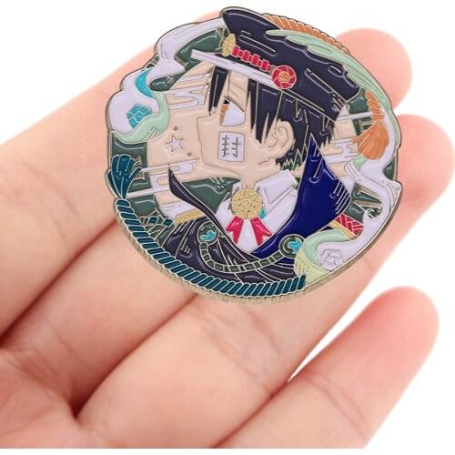 DZ1551 Anime Figures Creativity Enamel Pins Badge for Backpack Collar Lapel Pin Hat Jewelry Birthday Gifts for Friends