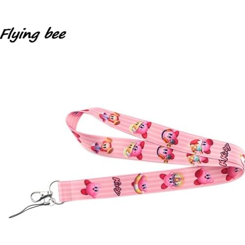 Flyingbee Anime Cartoon Creative Lanyard Badge ID Lanyards Mobile Phone Rope Key Lanyard Neck Straps Accessories X1268