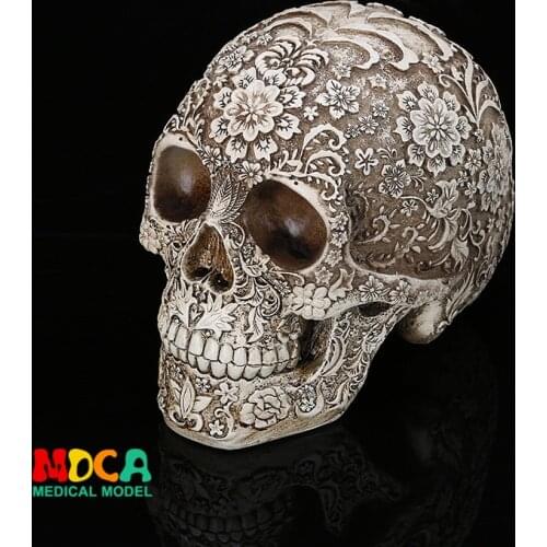 Human.skull model medical simulation teaching equipment resin skull Ornament Gift YTTG012