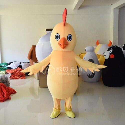 Chicken mascot costume cartoon doll costume walking doll props cos costume Halloween Christmas Party Masquerade Anime Shows