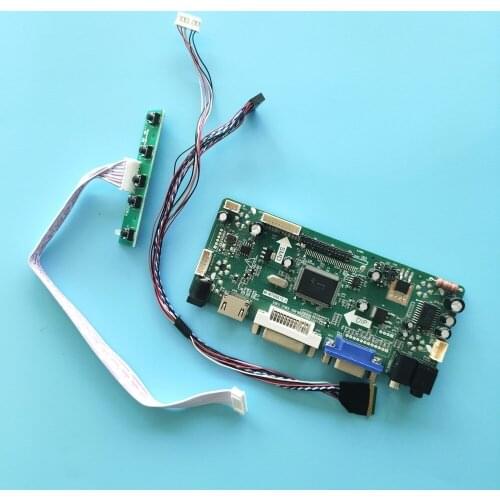 Kit for HSD101PFW4-A00/HSD101PFW4-B00 40pin M.NT68676 1024x600 Monitor HDMI+DVI+VGA LCD LED Controller Board Panel Display