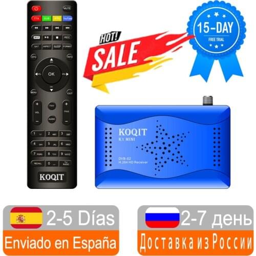 Koqit Mirror Screen Cast DVB-S2 Receptor IPTV Decoder DVB S2 T2MI Tuner Satellite TV Receiver Satellite Finder Wifi CS Biss VU