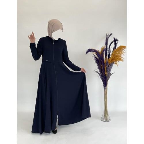 Kırışmaz Soft fabric do not sweat half circular 2021 hot summer season 148 cm long muslim women ferace and abaya