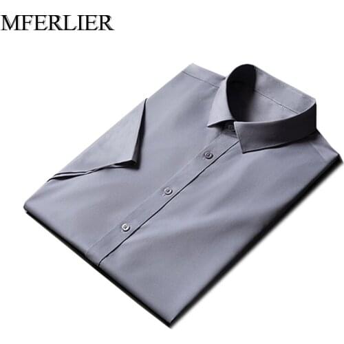 Summer men shirt 5XL 6XL 7XL 8XL 9XL 10XL bust 147cm Thin style plus size shirts for men