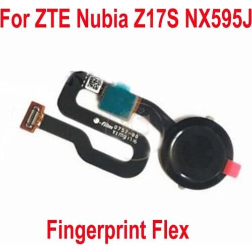 Best Working Touch ID Sensor Fingerprint Scanner Home Button Menu Return Key Flex Cable For ZTE Nubia Z17S NX595 NX595J Phone