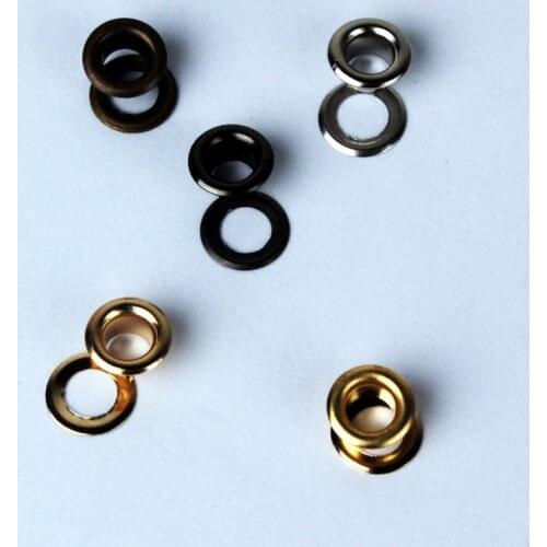 Metal eyelets five colors 500sets 3.5mm*7mm*3.5mm garment accessory Shoes clothes eyes free shipping