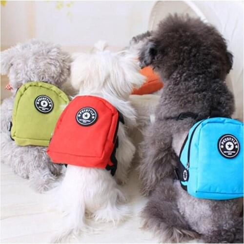 Cute Candy Color Dog Carrier Outdoor Travel Puppy Shoulder Backpack With Harness Leash Portable Walking Bag For Teddy Yorkshire