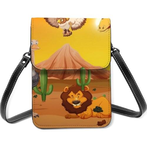 Fashion Woman Shoulder Bag Wild Animal Desert Ladies Small Bag Wild Simple Female Daily Messenger Bag