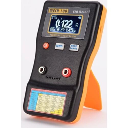 ESR Meter Multimeter MESR-100 ESR Capacitance Ohm Meter Professional Measuring Capacitance Resistance Capacitor Circuit Tester