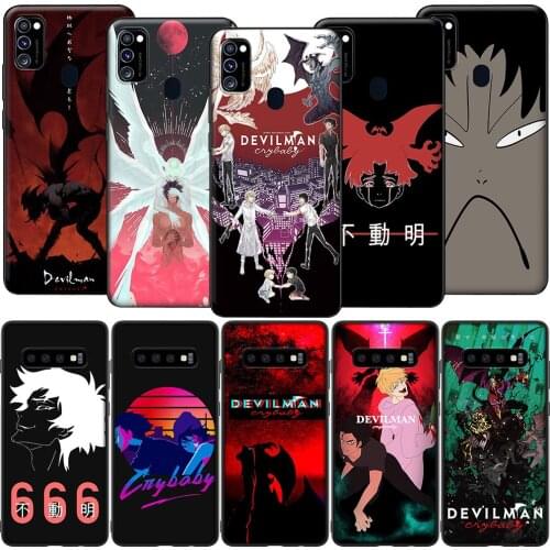GX58 Devilman Crybaby Silicone Soft Case for Samsung S6 S7 Edge S8 S9 S10 S10E S20 Fe S21 S21s S30 Ultra Plus Lite