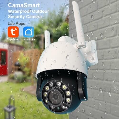 Super Outdoor Camera Tuya Smart Life PTZ SpeedDome Wireless Cam Audio Cloud Onvif AI Human Detection CCTV Home Surveillance