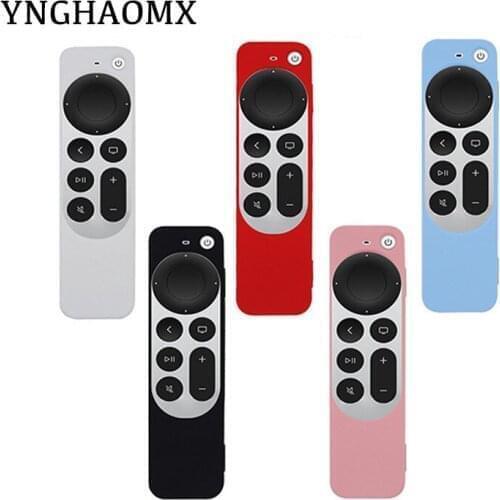 Wholesale 200pcs Silicone Case Dust-Proof Protective Cover For Apple TV4K Remote Case Portable Sleeve Remote Control Protector