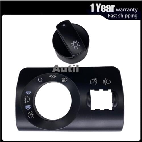 Switch PANEL Car accessories Headlight Fog Lamp Control light Switch Panel Cover for Audi A6 S6 RS6 1998-2005